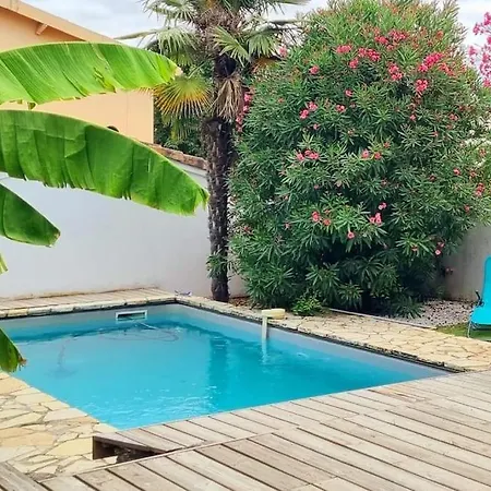Villa Jolie Maison Centre-ville Avec Terrasse Et Piscine *